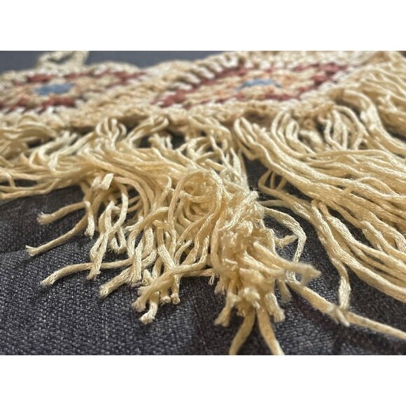 West of Melrose XS Crochet Fringe Boho Tank NWT - Picture 3 of 10